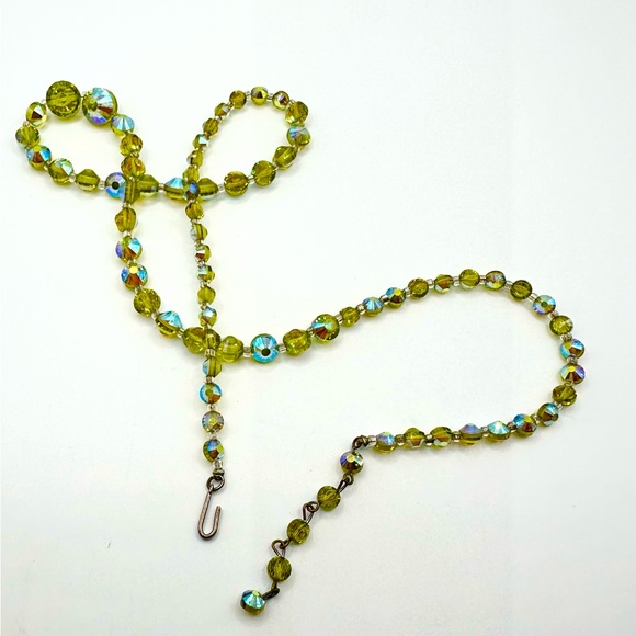 Art Deco Crystal Necklace, Great Preowned Condition - Picture 7 of 7